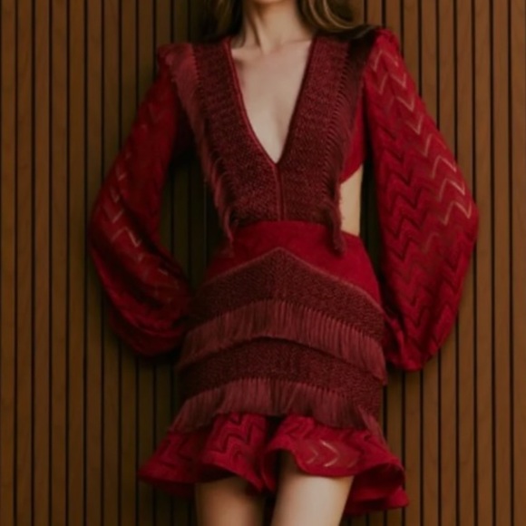 PatBO Dresses & Skirts - PatBO Red Mini Dress